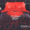 Постельное белье "Amante" (2-х спальный КПБ, сатин, 4 наволочки) 50 см х 70 см инфо 6710o.