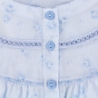 Ночная рубашка Linclalor "Basic" Размер: 50 (it), цвет: голубой 30361 на отдельном изображении фрагментом ткани инфо 2310r.