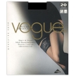 Чулки Vogue "Silky Stay Up 20" Black (черные), размер S-M традиционного финского качества Товар сертифицирован инфо 2331r.