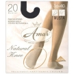 Гольфы Amar "Natural Knee 20" Musta (черные), размер 36-40 традиционного финского качества Товар сертифицирован инфо 2537r.